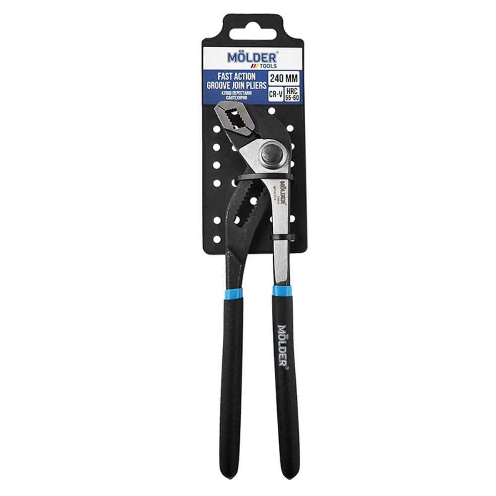Кліщі Molder переставні сантехнічні Cr-V 240мм, макс.діаметр 35мм MT47224 Київ - фото 1