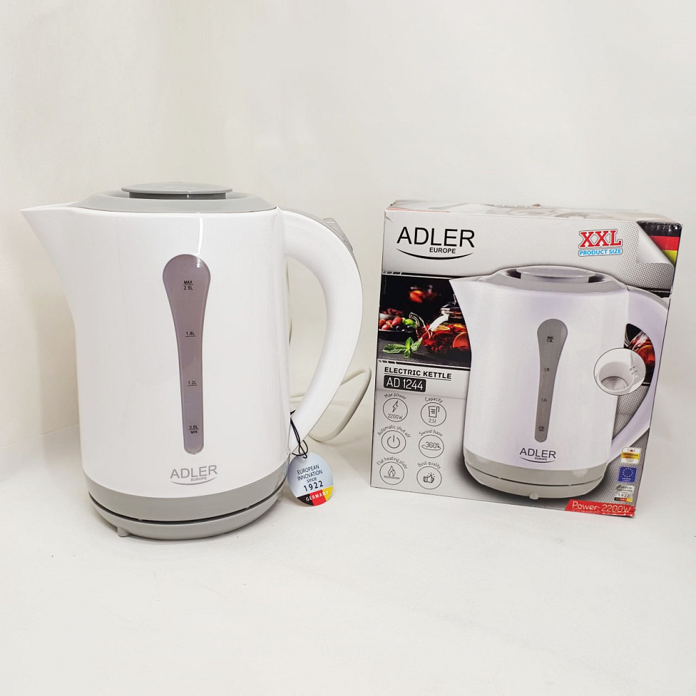 Электрический чайник с индикатором питания Adler AD 1244 2200Вт 2.5Л, Мощный чайник для кипячения EC-39 Львов - изображение 11