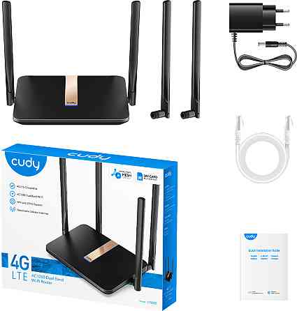 Маршрутизатор Cudy LT500D, AC1200 Wi-Fi Mesh 4G LTE  Cat4 Router Вінниця
