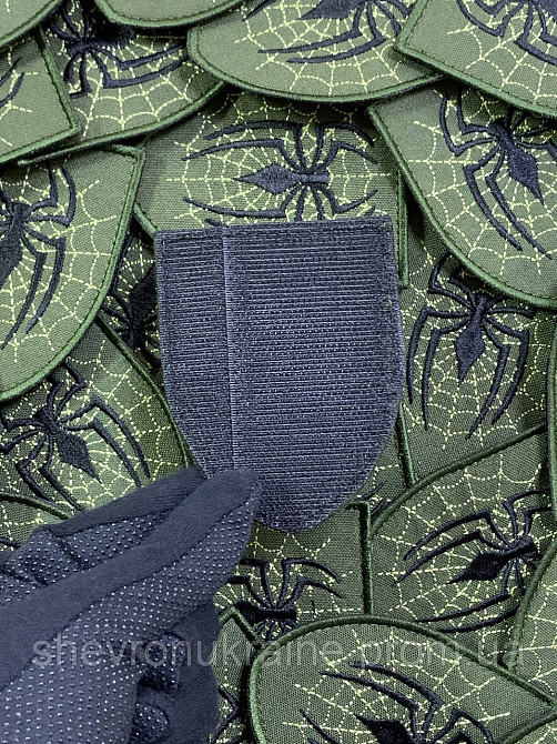 Шеврон ПАВУК (Форма щит. На липучці) Розмір 9x7см Київ - фото 7