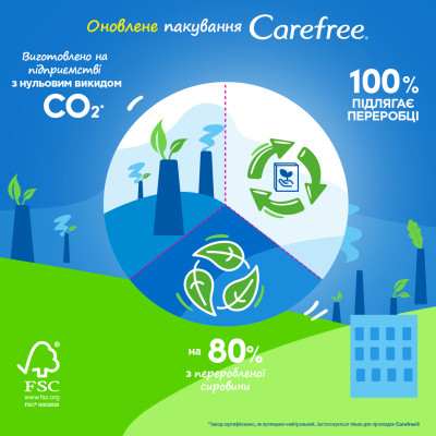 Ежедневные прокладки Carefree Cotton Fresh 34 шт. (3574661064307/3574661565071/8002110312365) Винница - изображение 9