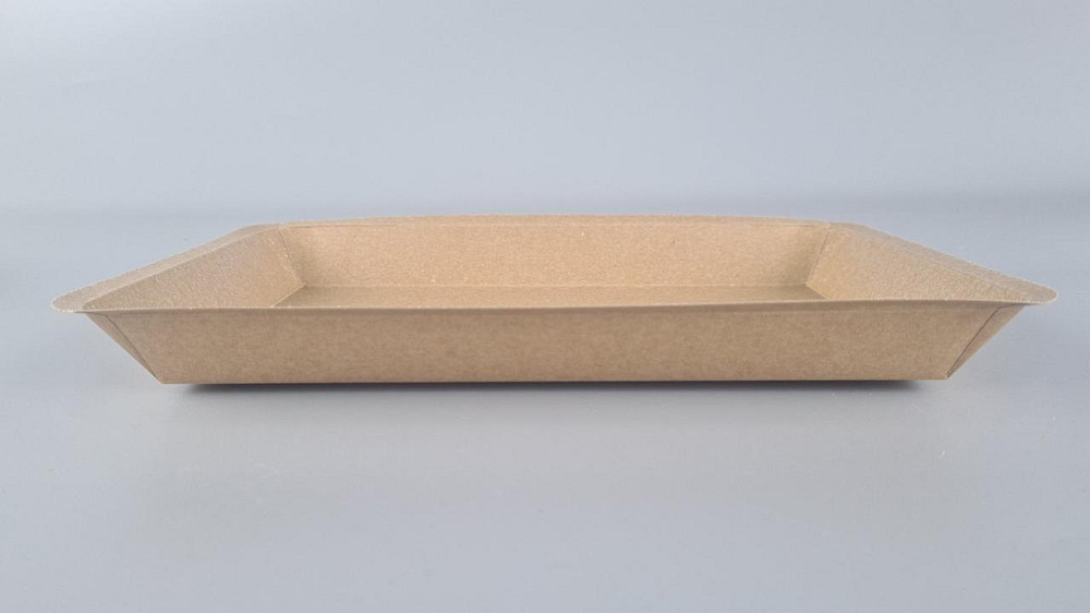 Лоток з харчового картону "KRAFT" 800 мл 275 *185*25 (25 шт) Харків - фото 3