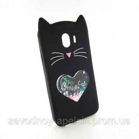 Samsung J4 J400 объемный чехол LoveCat Одесса