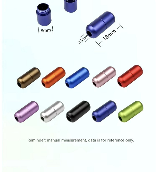 Шнурки еластичні без зав'язок з застібками в один колір Блакитний Смела - изображение 4