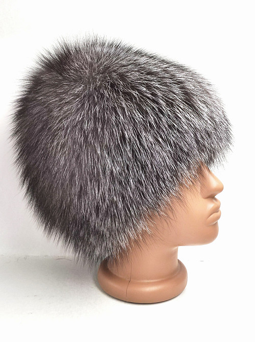 Шапка зимняя меховая женская сноп Снежана Серый Харьков - изображение 7