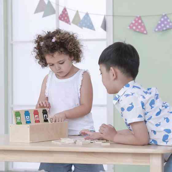 Дерев'яний сортер-гра Viga Toys Сортування сміття (44504) Харьков