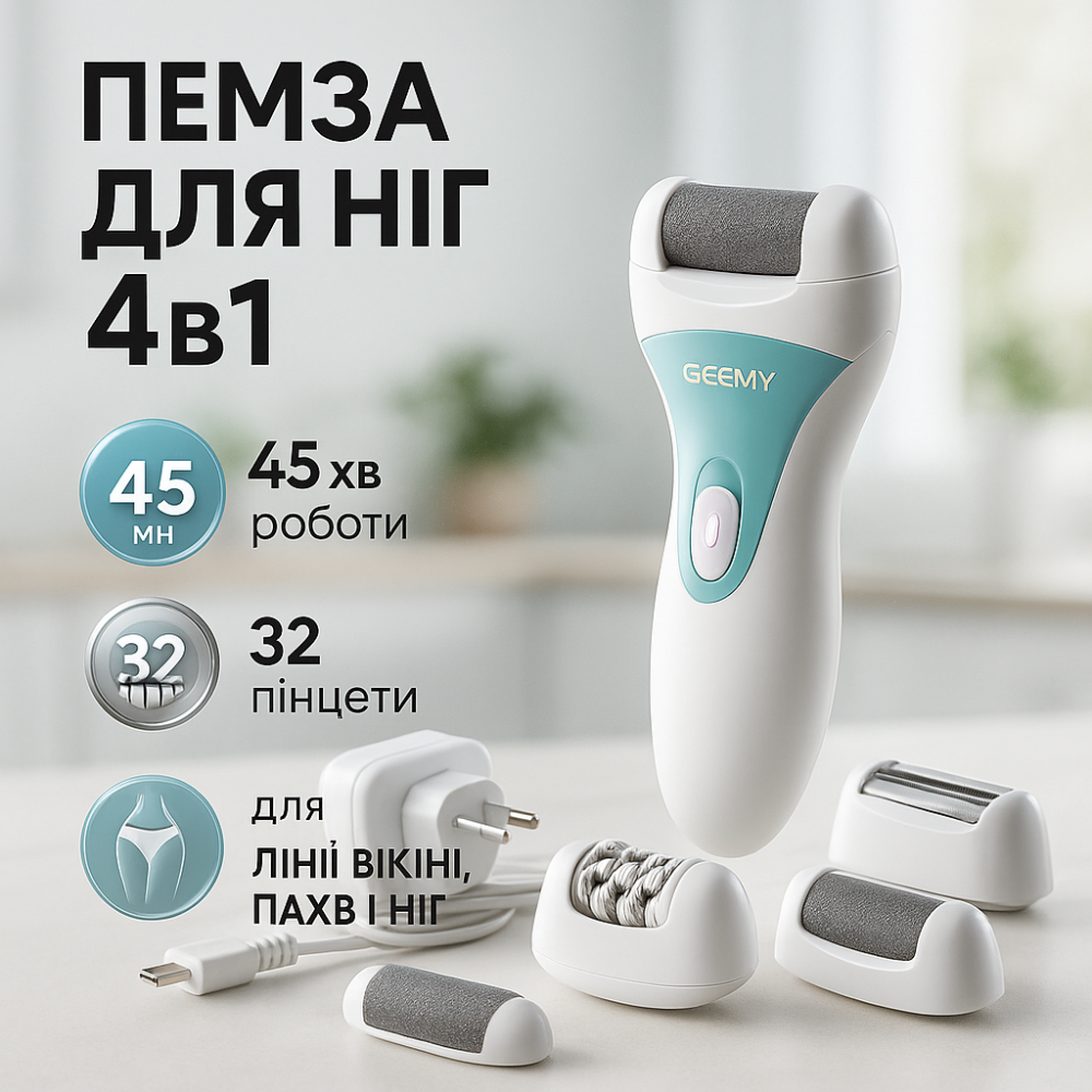 Качественный эпилятор женский, Безболезненный женский эпилятор, Пилинг для педикюра для ног TY-22 Львов - изображение 11