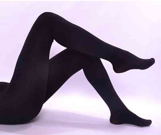 Жіночі базові теплі безшовні колготки на хутрі (ТЕРМО)  бамбук 80%, бавовна 10%, еластан 10%, хутро Одеса