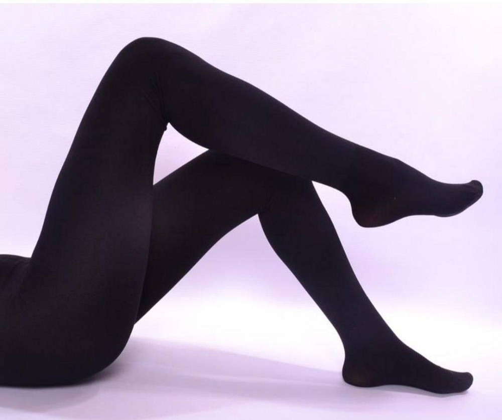 Жіночі базові теплі безшовні колготки на хутрі (ТЕРМО)  бамбук 80%, бавовна 10%, еластан 10%, хутро Одеса - фото 3