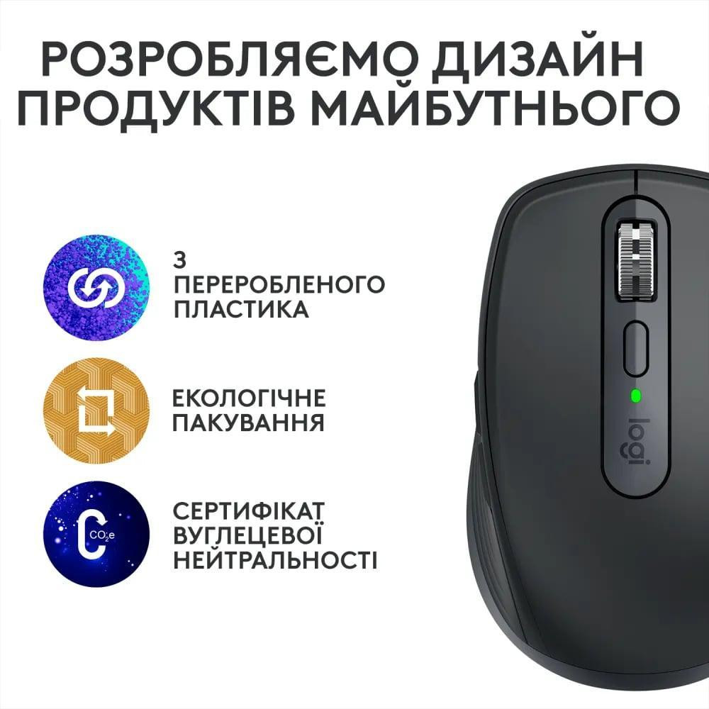 Миша бездротова Logitech MX Anywhere 3S Bluetooth Graphite (910-006929) Темно-сірий Харьков - изображение 7