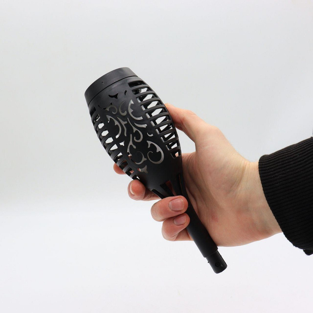 Садовий світильник на сонячній батареї 58см, 96LED, Solar flame / Вуличний ліхтар з ефектом полум'я Київ - фото 4