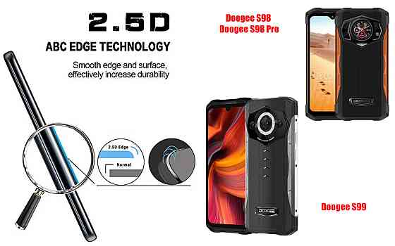 Захисне скло ArmorGlass для Doogee S98, S98 Pro, S99 – стійке до подряпин та ударів Київ