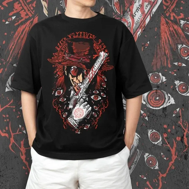 Футболка чоловіча з  принтом Хелсінг 2 Розмір 48 Anime0124 Дніпро - фото 5