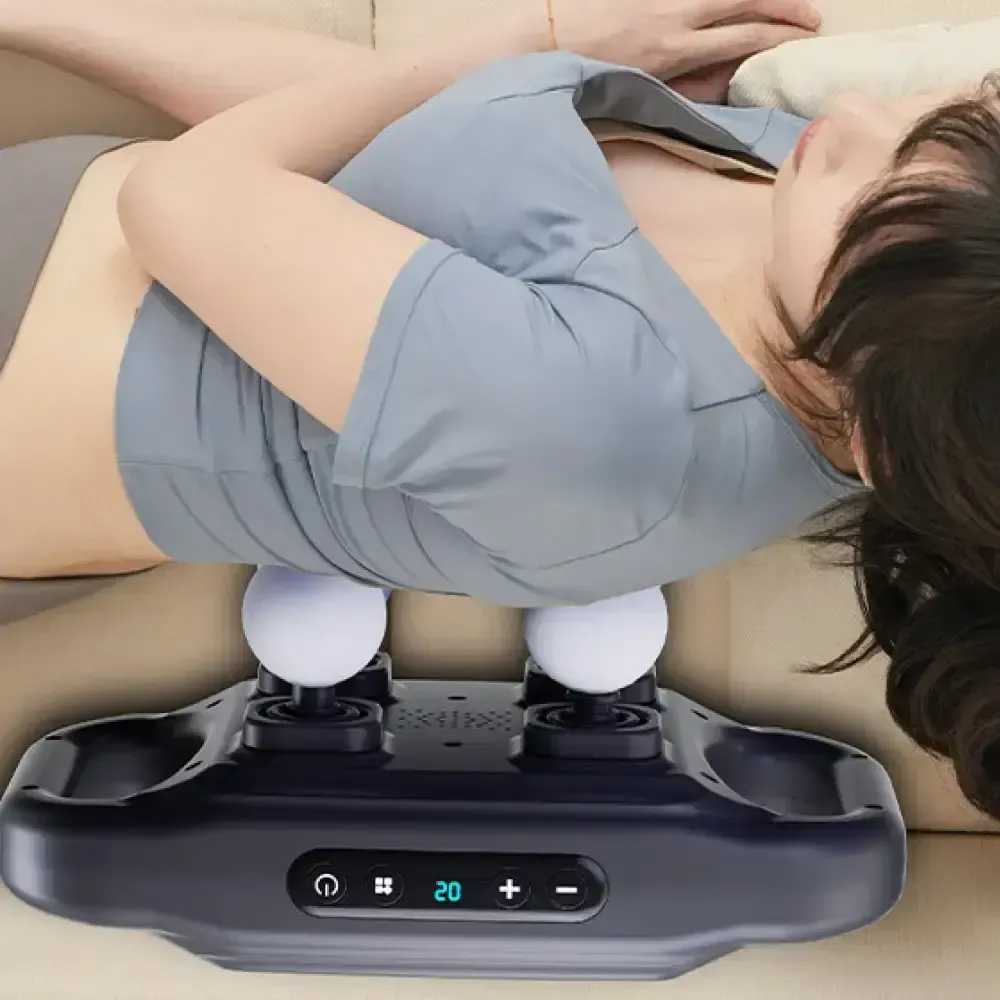 Перкуссионный массажер для тела, 4 головок, от USB, YCY -1601 / Массажер для спины / Вибромассажер Коломыя - изображение 5