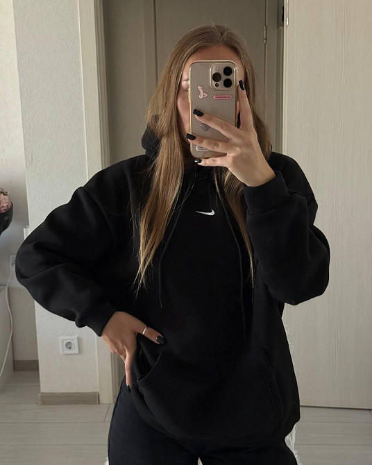 Жіноча базова тепла худі трьохнитка на флісі Одеса - фото 1