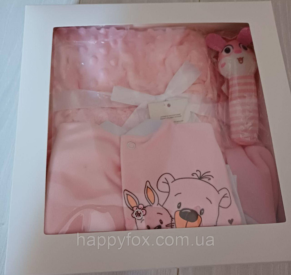 Набір для новонароджених до року розовий. Львів - фото 1