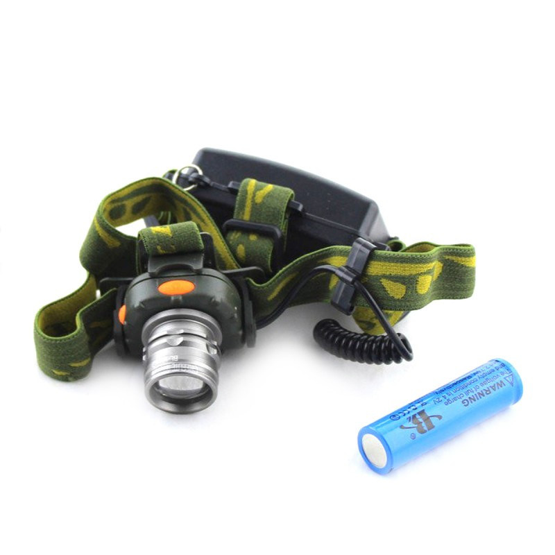 Налобний ліхтар BAILONG BL-1505/602B із сенсорним керуванням, датчиком руху та зручним регульованим ремінцем для фіксації Одеса - фото 2