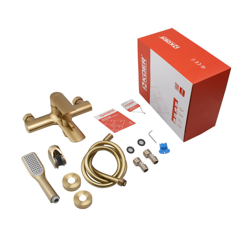 Змішувач для ванни Koer KB-40028-12 з коротким виливом (KR5307) - надійний вибір Харків - фото 7