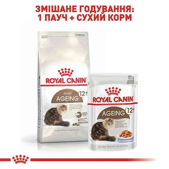 Вологий корм для літніх котів ROYAL CANIN AGEING 12+(від 12 років) 0.085 кг Київ