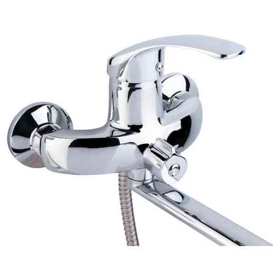 Змішувач для ванни Lidz (CRM) Mars 81 005-1 New з душовим гарнітуром (LIDZCRM8100501) Київ