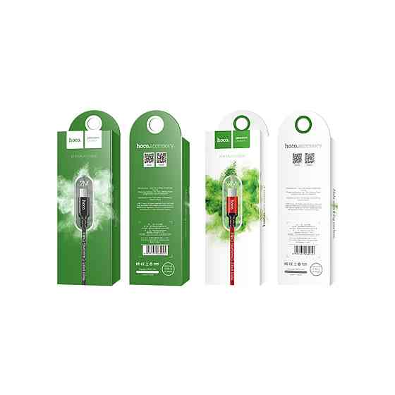Кабель HOCO X14 USB to Micro 2A, 2m, nylon, aluminum connectors, Black Київ