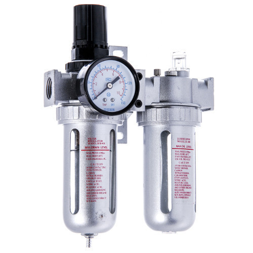 Блок підготовки повітря компресора для пневмонструменту з манометром та регулятором  (PROFI) 1/2" AIRKRAFT AFRL804 Чернігів - фото 2