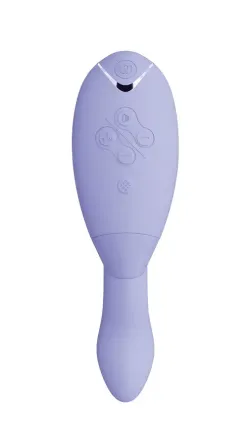 Подвійний вакуумний кліторальний стимулятор Womanizer Duo 2 - Lilac, незалежні мотори Львів