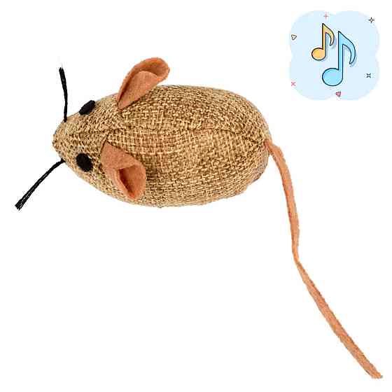 Игрушка AnimAll Fun Мышка для кошек, 15 см Киев