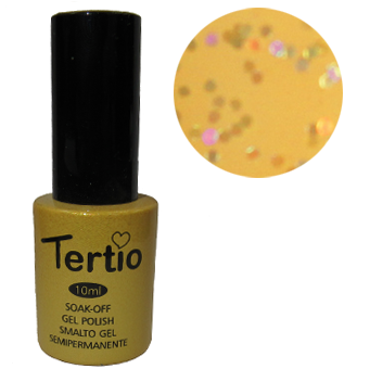 TERTIO гель - лак № 190(насичений золотистий з великими блискітками)10 мл Київ - фото 1