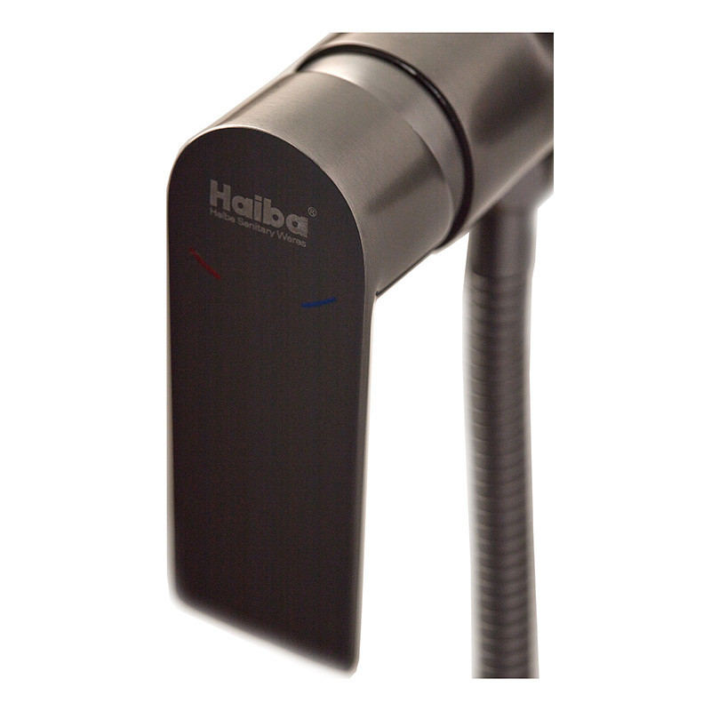 Душовий змішувач Haiba Alex 003 Graphite HB3995 Харків - фото 2