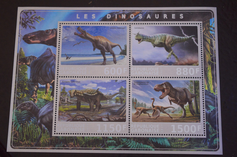 Габон. Фауна. Блок. 2017 год (В-7) Полтава - изображение 1