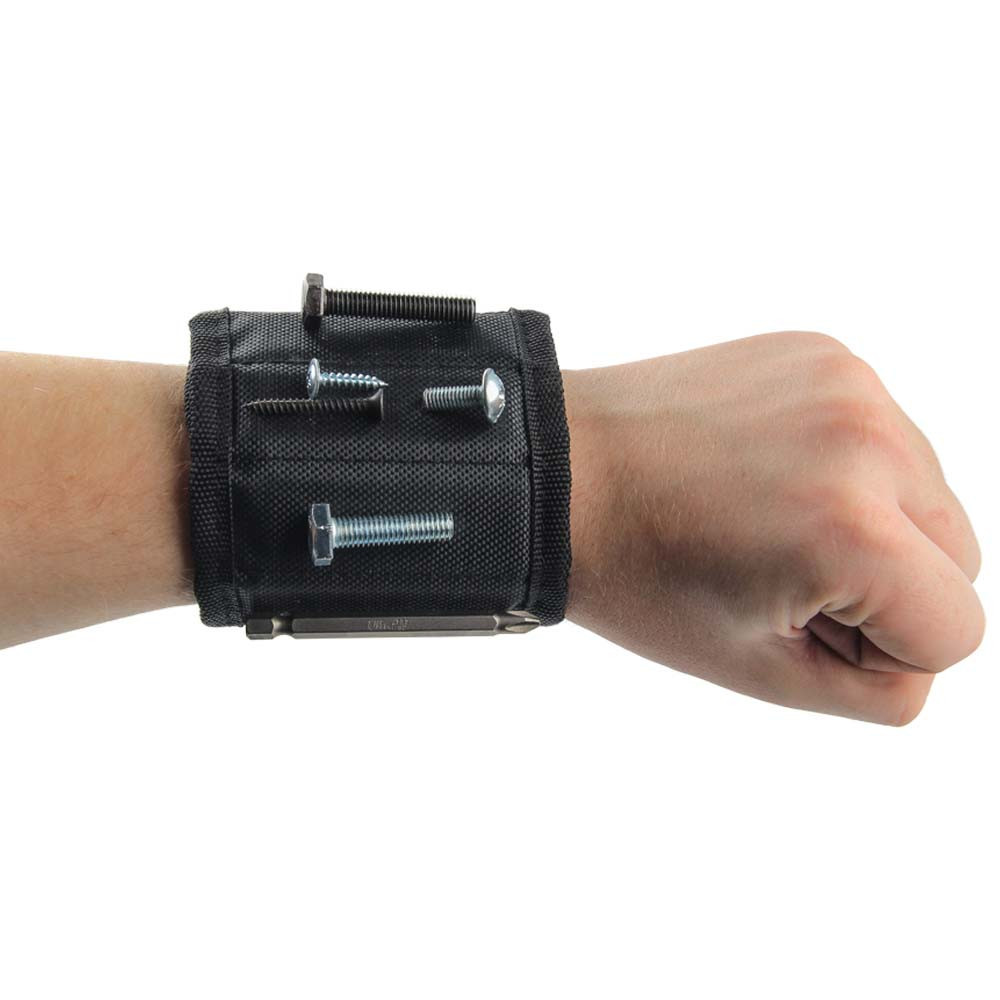 Браслет магнітний будівельний 360×90 мм, 10 магнітів, балістичний нейлон 1680D SIGMA (6270841) Київ - фото 3