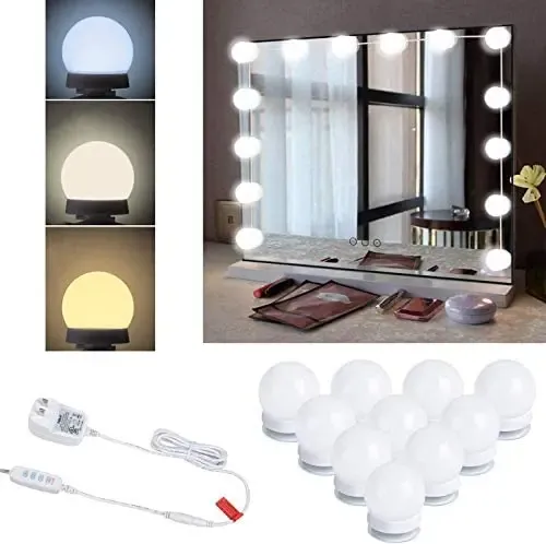 LED лампочки 10 шт для зеркала 3 режима Mirror lights-meet different питание USB Коломия