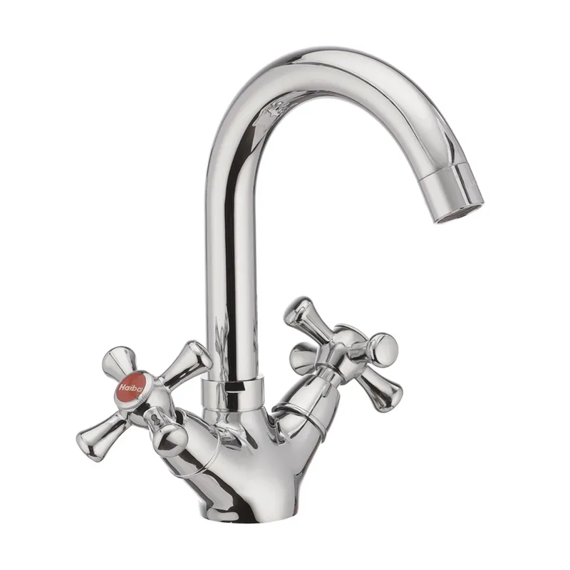 Смеситель для умывальника Haiba Smes 274 HB0376 - Надежный кран для ванной Харьков - изображение 1