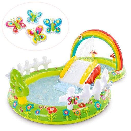 Надувной игровой центр Intex 57154 с надувными игрушками и фонтаном. Киев - изображение 1