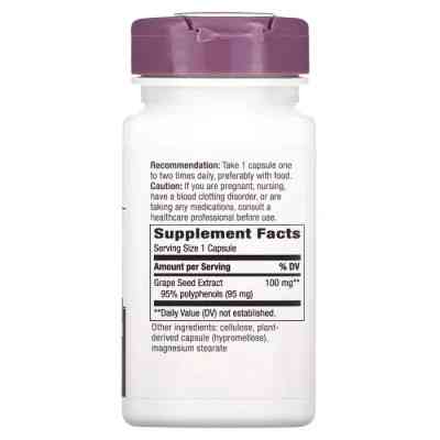 Витаминно-минеральный комплекс Nature's Way Экстракт виноградных косточек премиум-класса, 100 мг, Prem (NWY-15352) Винница