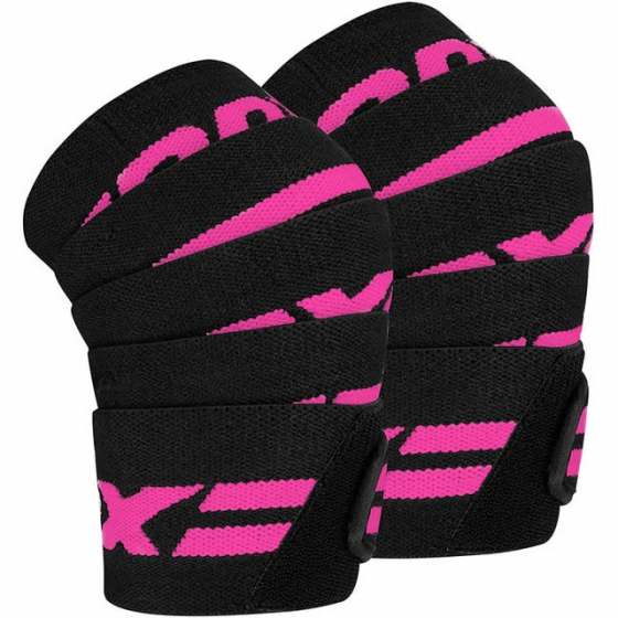 Бинти на коліна RDX K2 GYM Knee Wrap PINK PRO Каменское