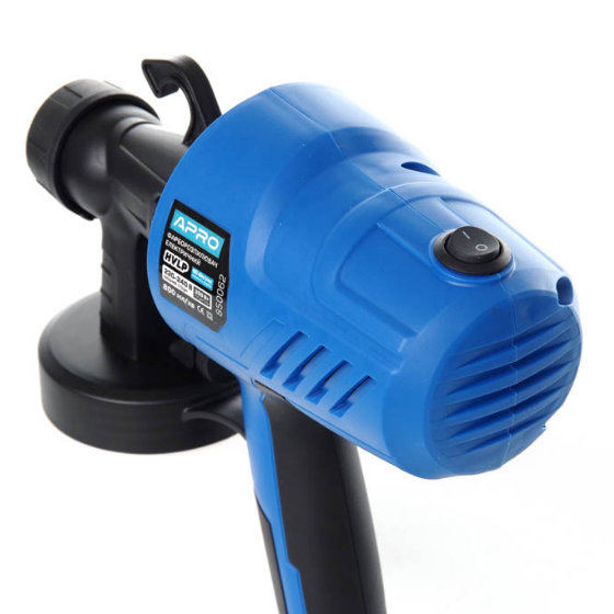 Фарбопульт електричний HVLP d2,5мм з нижн.бачком 800мл 800мл/хв APRO Житомир - фото 3