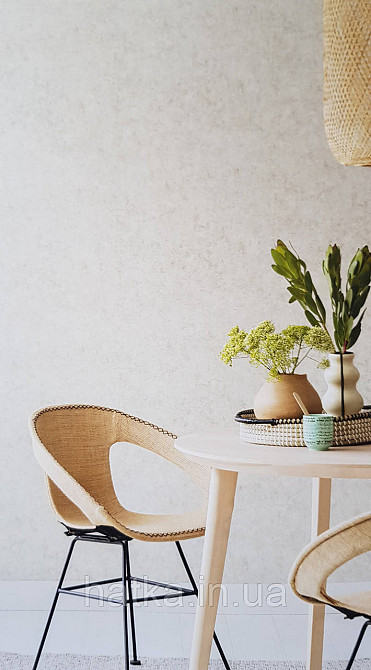 Шпалери вініл на флізеліні Caselio 0.53х10 Beton 2 під штукатурку під бетон темно-сірі із золотом різні відтінки Київ - фото 1