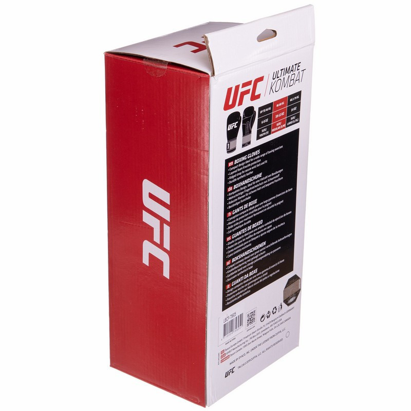 Перчатки боксерские UFC Boxing UBCF-75605 размер 10 унций черный Перчатки для бокса и единоборств Киев - изображение 6