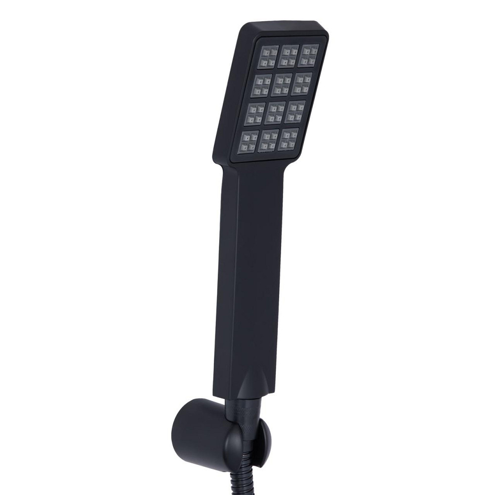 Змішувач для ванни Lidz Wawel 005 з поворотним виливом (з душовим гарнітуром) (k35) LDWAW005BLA45394 Black Київ - фото 4