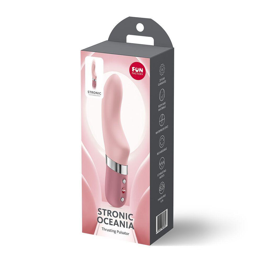 Пульсатор Fun Factory Stronic Oceania Soft Pink, 8 режимів роботи, перезаряджуваний Sex Aura Київ - фото 9