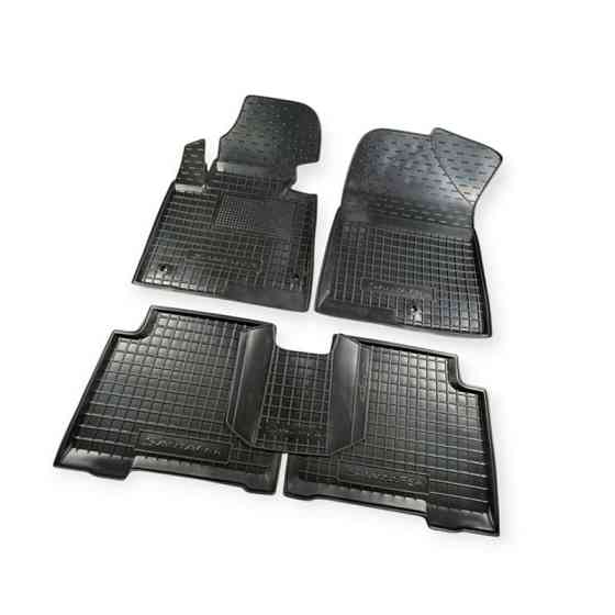 Килимки Хюндай santa fe 2012-2018 борт 2,5см, з перемичкою салону Мукачево