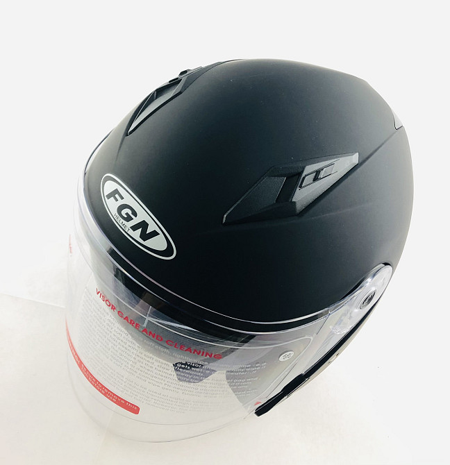 Шолом відкритий (mod:XX) (size:XL,чорний матовий) Мукачево - фото 1