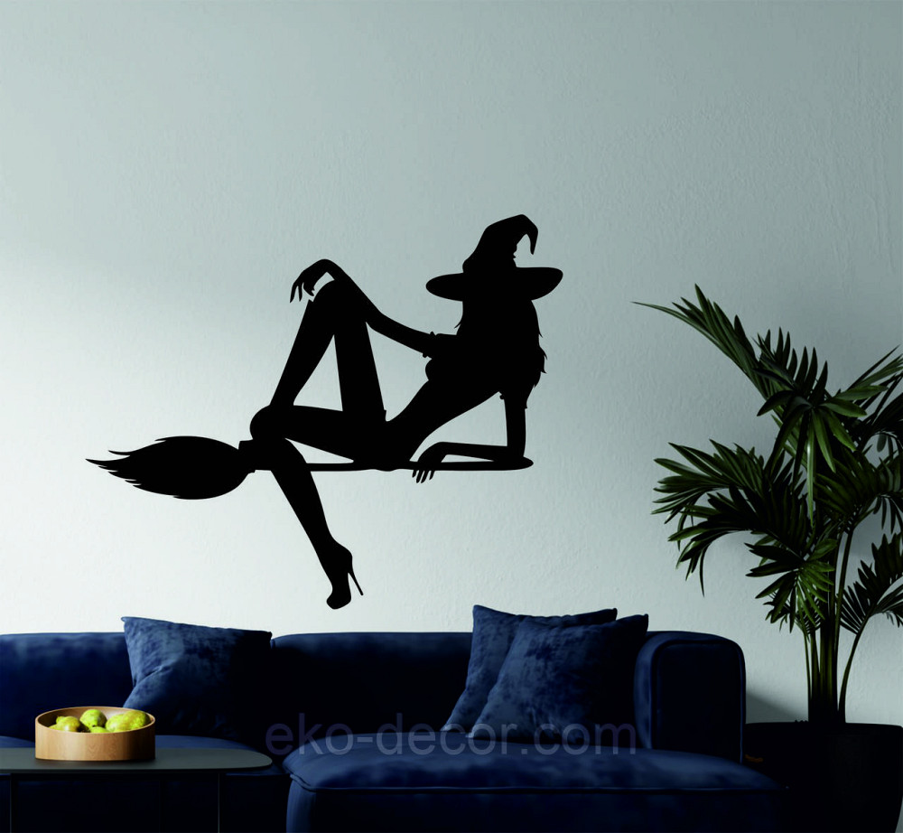 Декоративное настенное Панно «Ведьма на метле», Декор на стену Киев - изображение 5