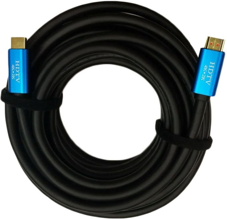 Кабель HDMI M - M,25.0 м, V2.0 4K 30Hz чорний Винница - изображение 1