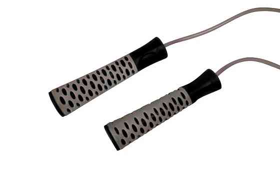 Скакалка PowerPlay 4206 Jump Rope PRO+ Сіро-чорна (2,75m.) Кам'янське