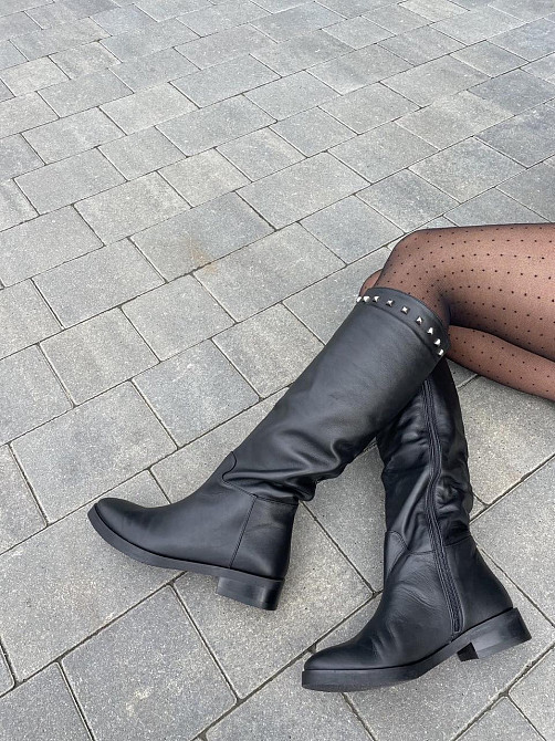 Nivelle Чоботи жіночі NIVELLE чорні натуральна шкіра зима євро-хутро 38р.39р.40р. (4034) Коломыя - изображение 5