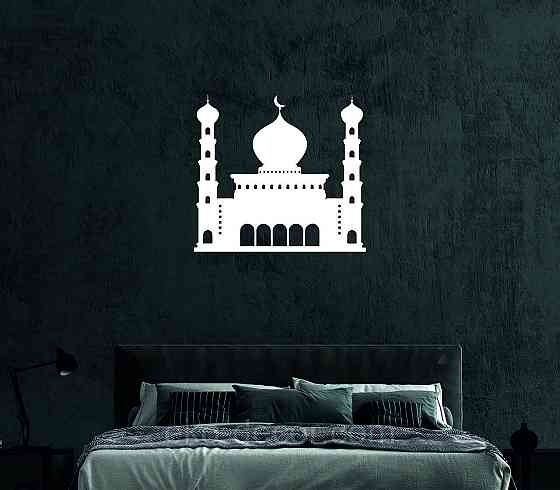 Декоративное настенное Панно «Ислам» Декор на стену 70*64 см, Белый Киев