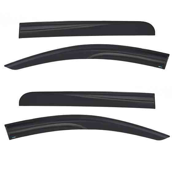 Дефлектори вікон (вітровики) Mitsubishi L200 (Storm) 2015-2023, 4шт, SunPlex, на скотчі Вінниця